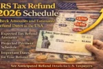 IRS tax refund 2026, 2026 tax refund schedule USA, estimated IRS refund dates, tax refund amounts 2026, IRS refund timeline USA, federal tax refund payments, IRS direct deposit refund, tax season 2026 updates
