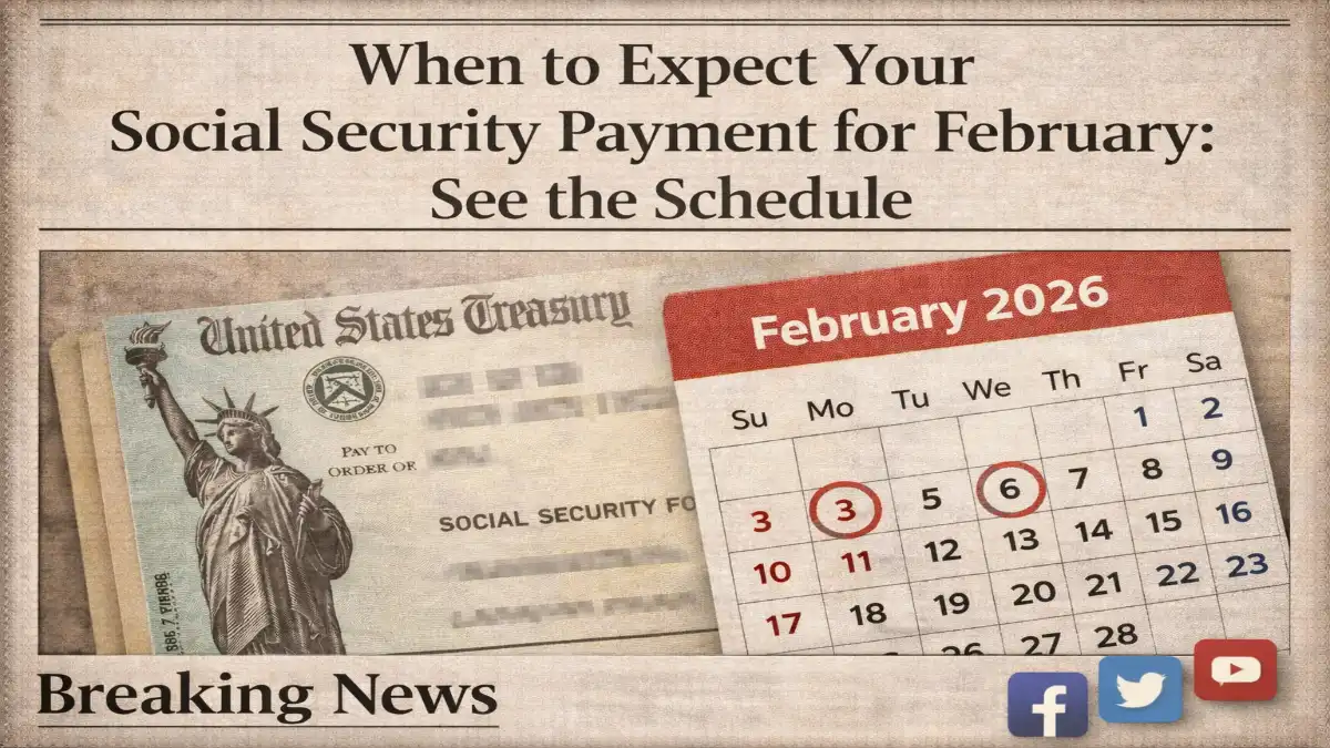 Social Security payment schedule February 2026, When to expect Social Security payment February, SSA payment dates February 2026, Social Security check schedule USA, February 2026 benefits payment timeline, Social Security direct deposit February, SSA benefits update USA, Social Security monthly payments 2026, Government benefits schedule February, Social Security payment news USA, SSA schedule explained, Federal benefits payment dates