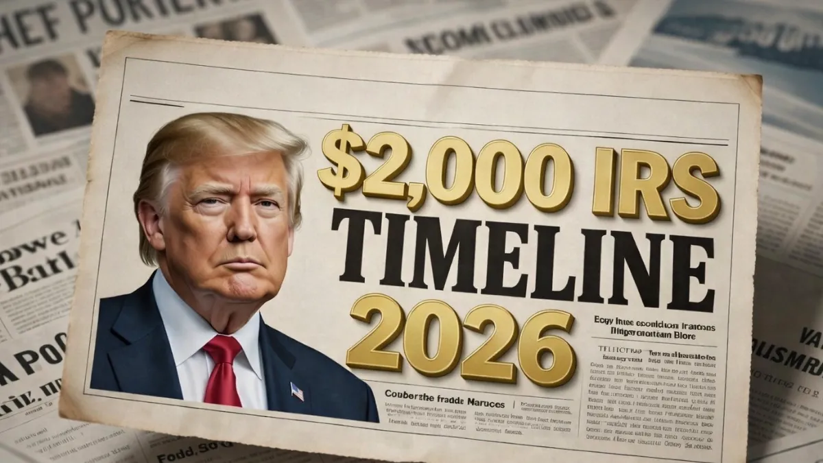 IRS $2,000 Payment 2026, IRS Refund February 2026, Tax Refund March 2026, IRS Direct Deposit Update, Federal Tax Refund News, IRS Eligibility Rules 2026, Tax Season 2026 USA