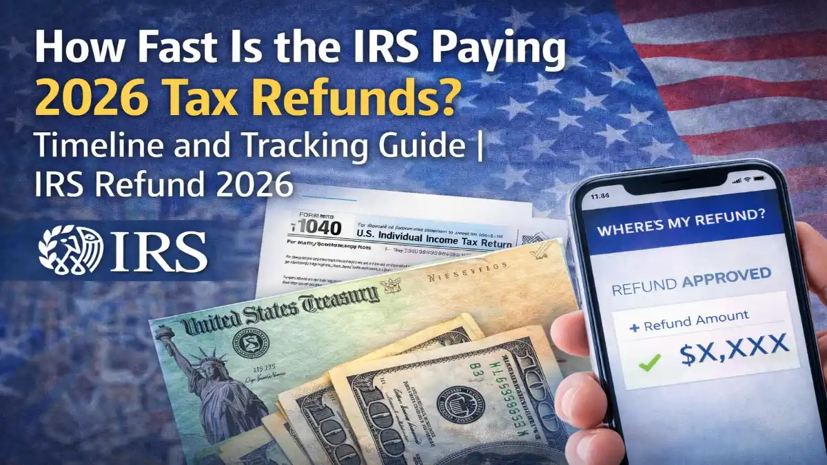 IRS Refund 2026, IRS Tax Refund Timeline, IRS Refund Speed, Where’s My Refund 2026, IRS Direct Deposit Refund, Tax Refund Tracking Guide, IRS Refund Processing, US Tax Season 2026