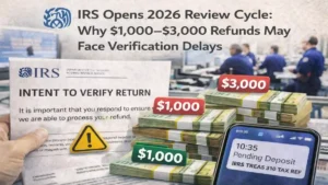 IRS Review Cycle 2026, IRS Refund Delays 2026, $1000–$3000 Tax Refund Hold, IRS Verification Process, Tax Refund Review Update, IRS Processing Timeline 2026, Federal Tax Refund News USA