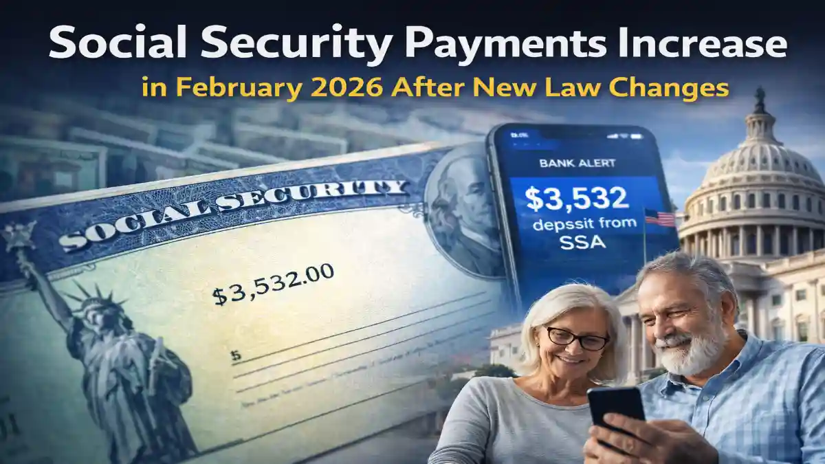 Social Security Increase February 2026, SSA Payment Boost 2026, Social Security Law Changes, Social Security COLA 2026, SSDI Payment Increase, Retirement Benefits Update USA, Higher Social Security Checks 2026
