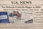 Tax Refund 2026, Bigger Tax Refund Tips, How to Increase Tax Refund, IRS Refund Guide, Tax Credits 2026, Earned Income Tax Credit, Child Tax Credit 2026, Maximize Tax Refund USA