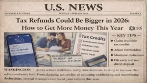 Tax Refund 2026, Bigger Tax Refund Tips, How to Increase Tax Refund, IRS Refund Guide, Tax Credits 2026, Earned Income Tax Credit, Child Tax Credit 2026, Maximize Tax Refund USA